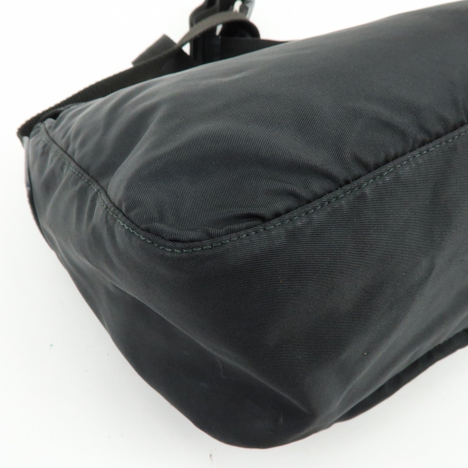 Prada BT8994 Shoulder Bag - Black, Nylon and Leather