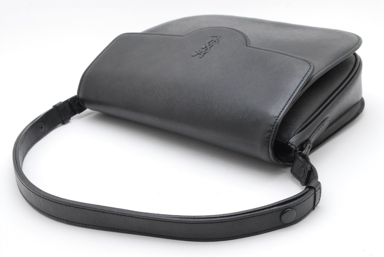 Saint Laurent Yves Shoulder Bag - Black, Leather