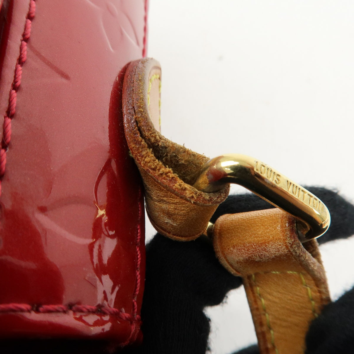 Louis Vuitton Shoulder Bag - Red, Vernis Leather