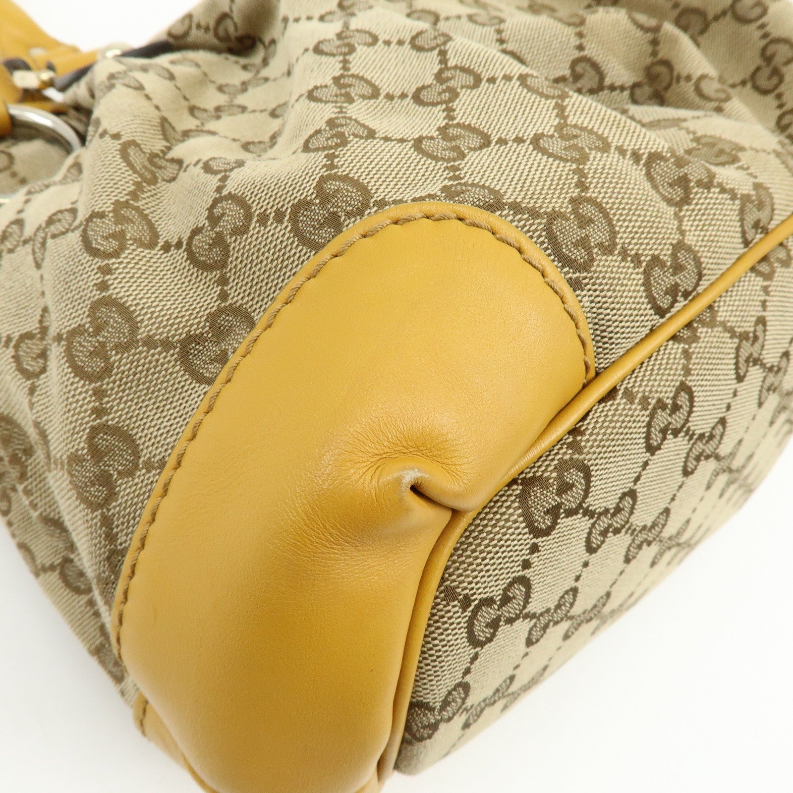 GUCCI Sukey Interlocking GG Canvas Leather 2Way Shoulder Bag