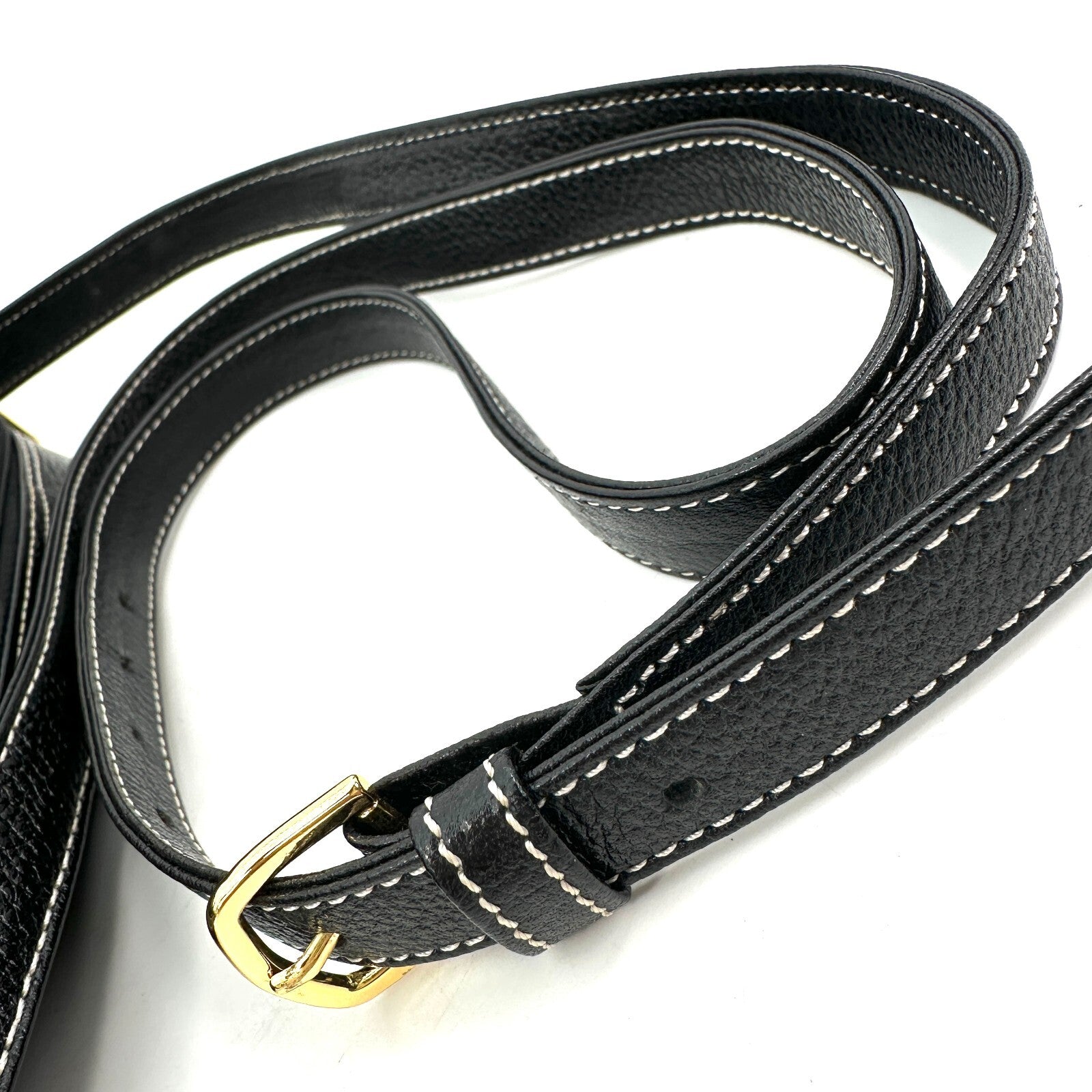 Saint Laurent Yves Shoulder Bag - Black, Leather