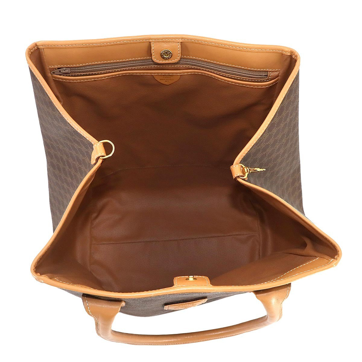 Celine Macadam Shoulder Bag - Brown, Leather PVC