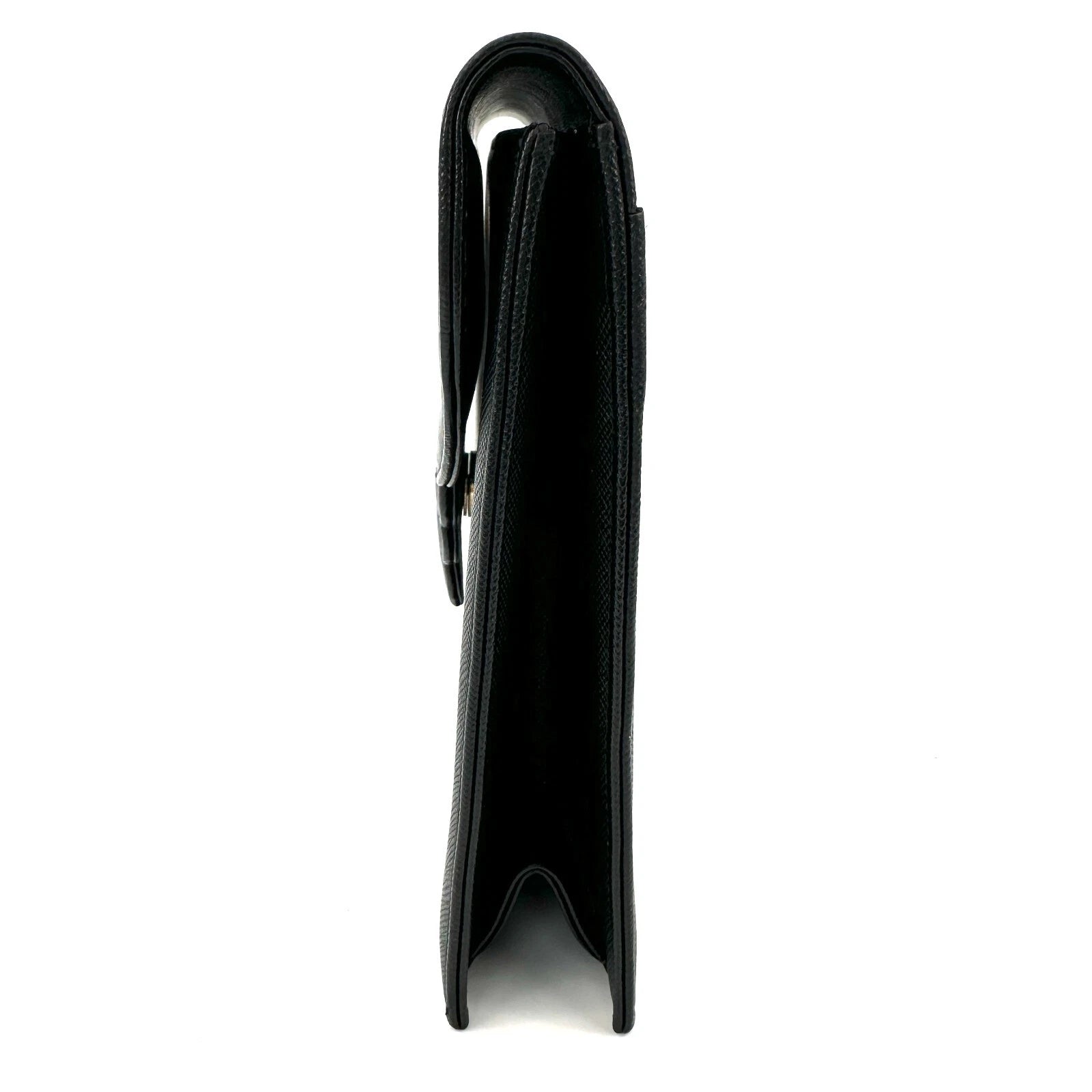 Saint Laurent YSL Clutch - Black, Leather