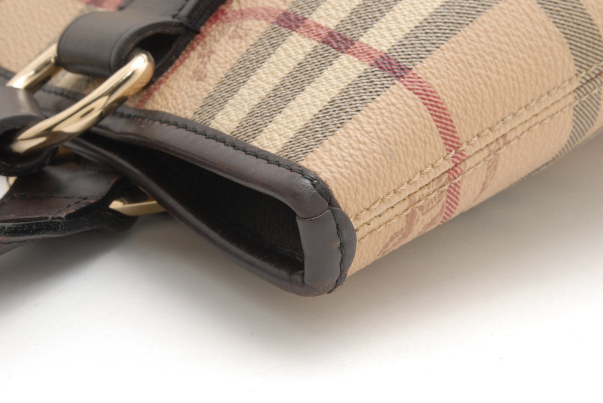 Burberry Nova Tote Bag - Beige, PVC Leather