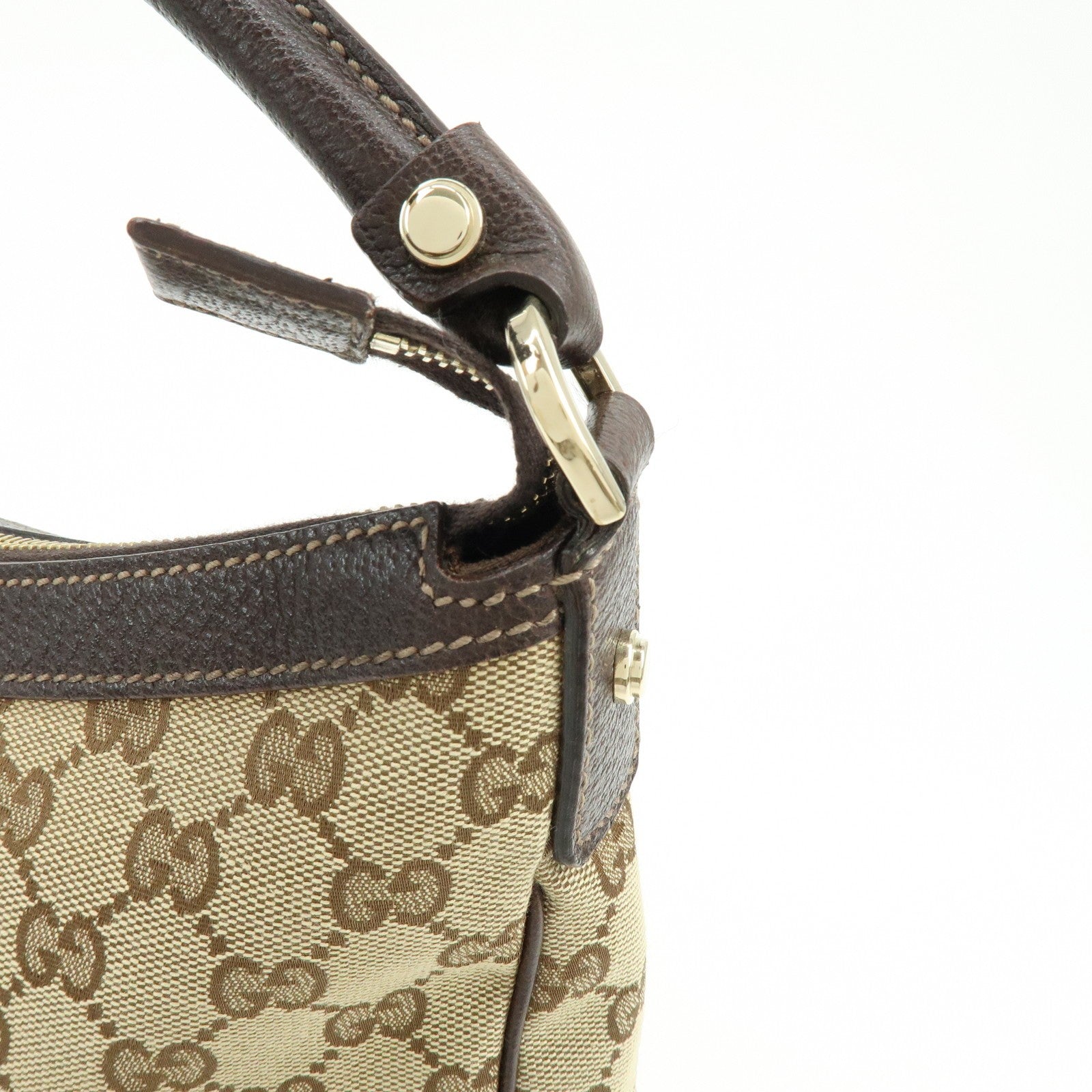 Gucci Shoulder Bag - Beige, Canvas Leather