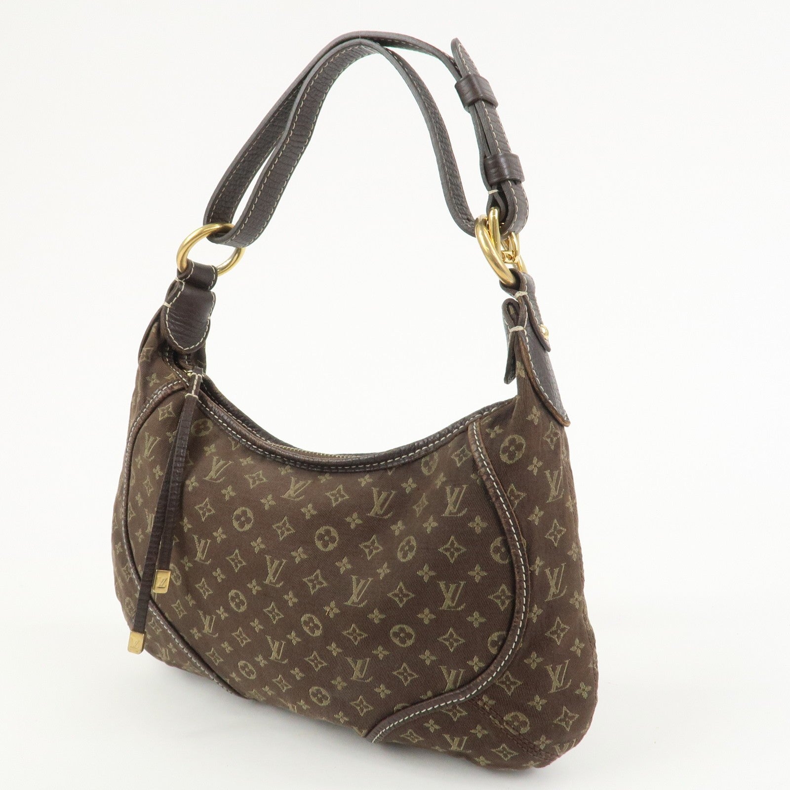 Louis Vuitton Monogram Mini Lin Manon PM Shoulder Bag - Brown, Canvas