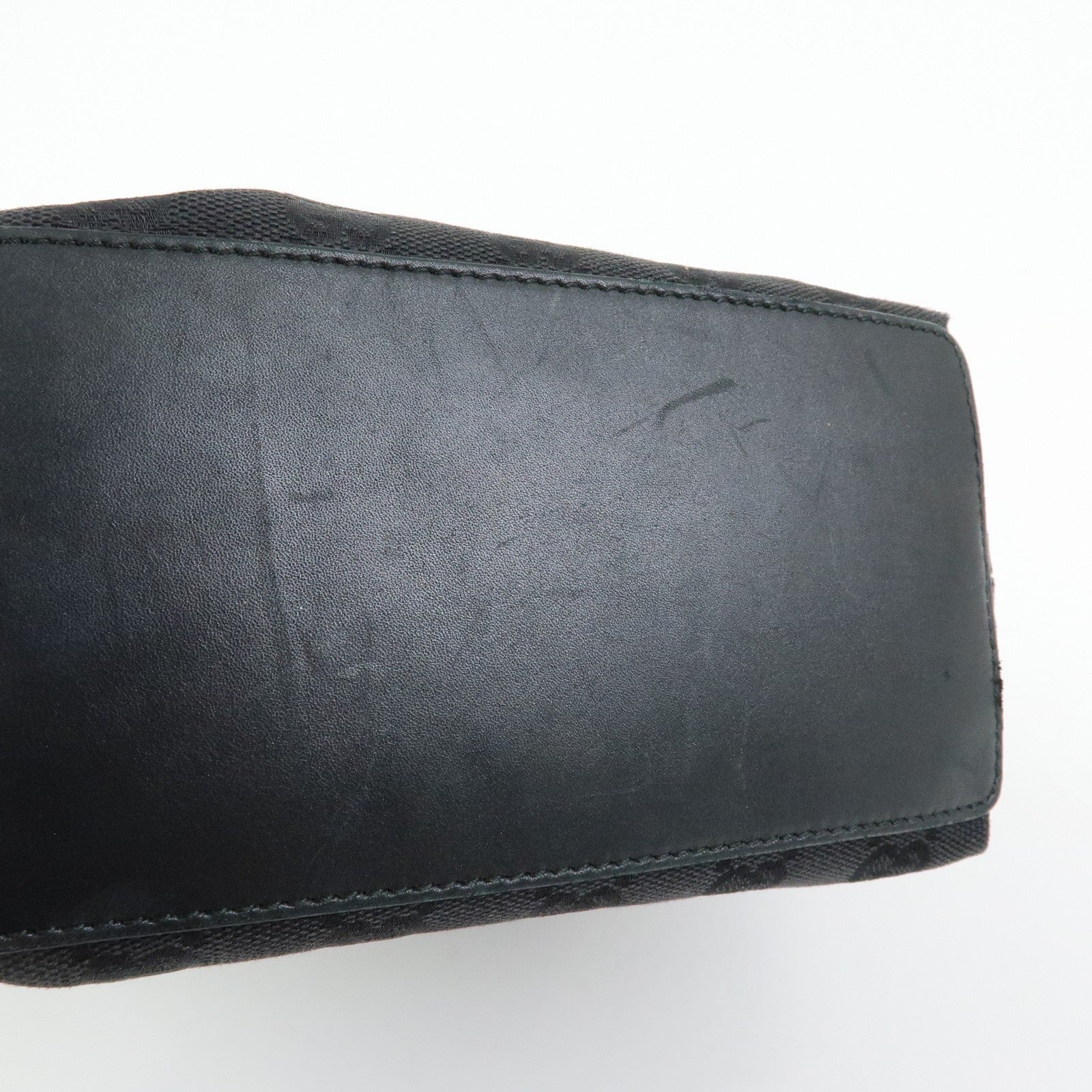Gucci Tote Bag - Black, GG Canvas, Leather