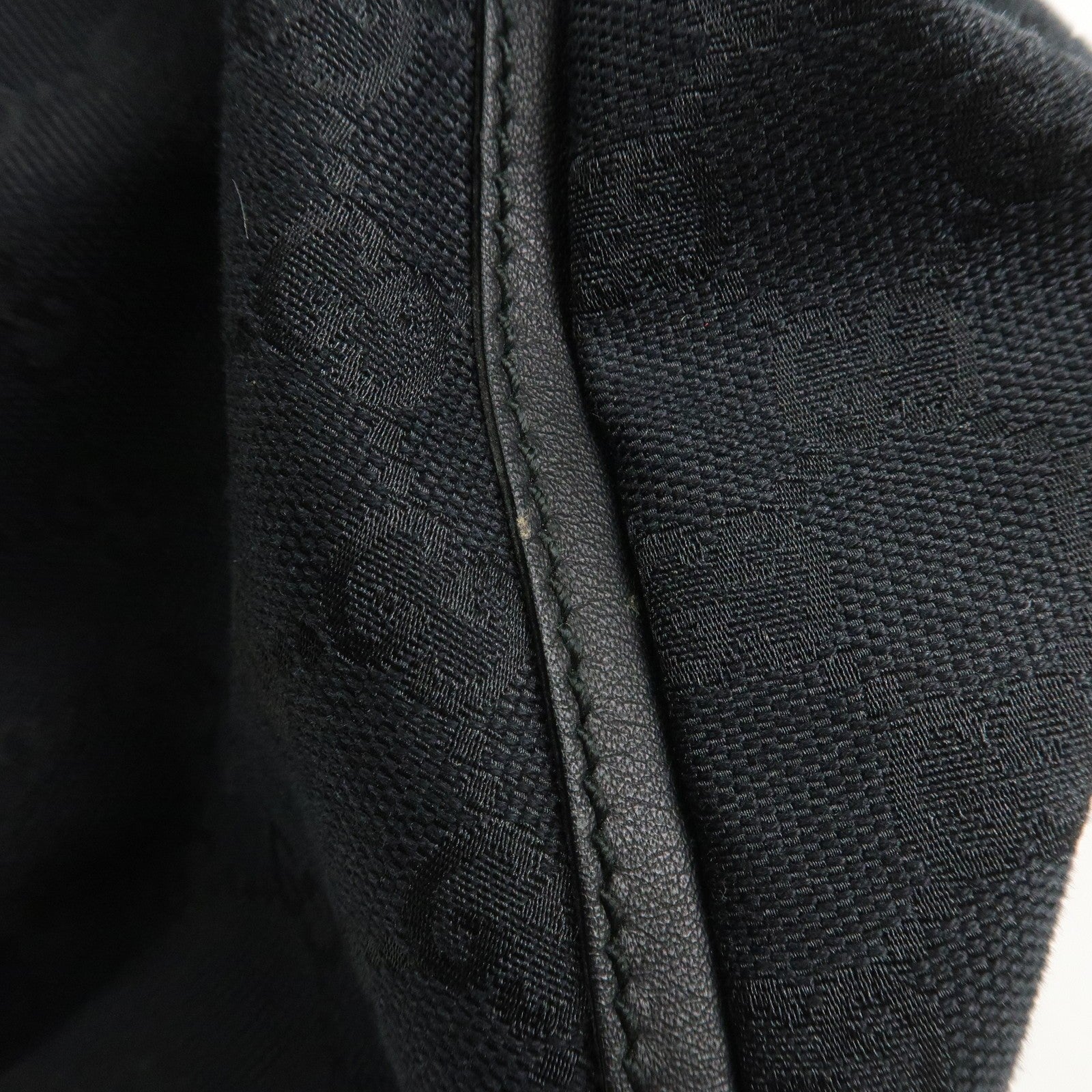 Gucci Abbey Shoulder Bag - Black, GG Canvas, Leather