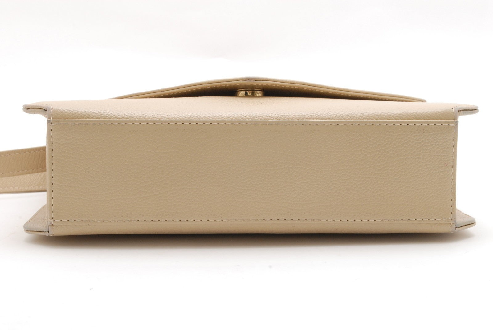 Yves Saint Laurent YSL Hand Shoulder Bag - Ivory, Leather