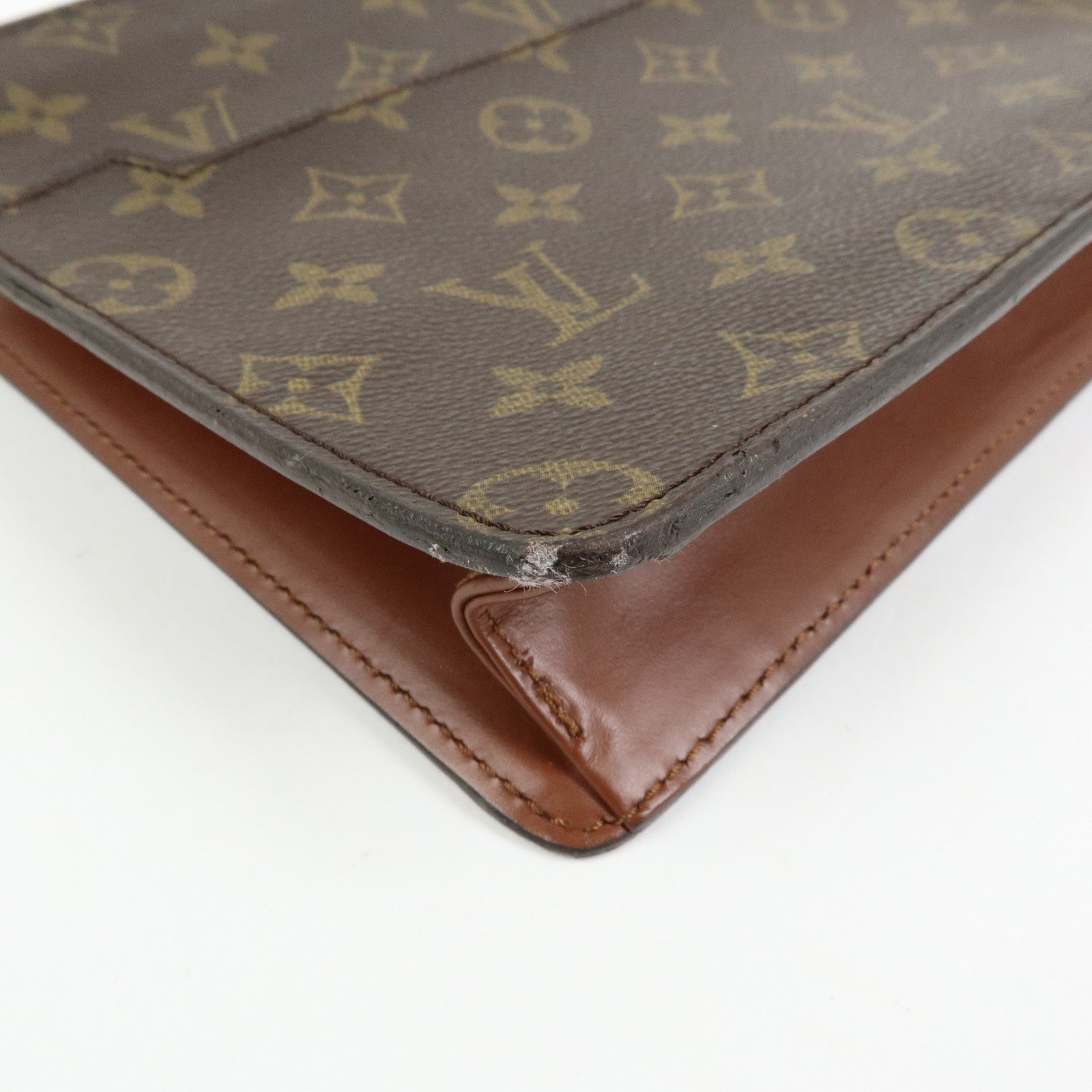 Louis Vuitton Monogram Pochette Homme Clutch Bag - Monogram, Canvas, Leather