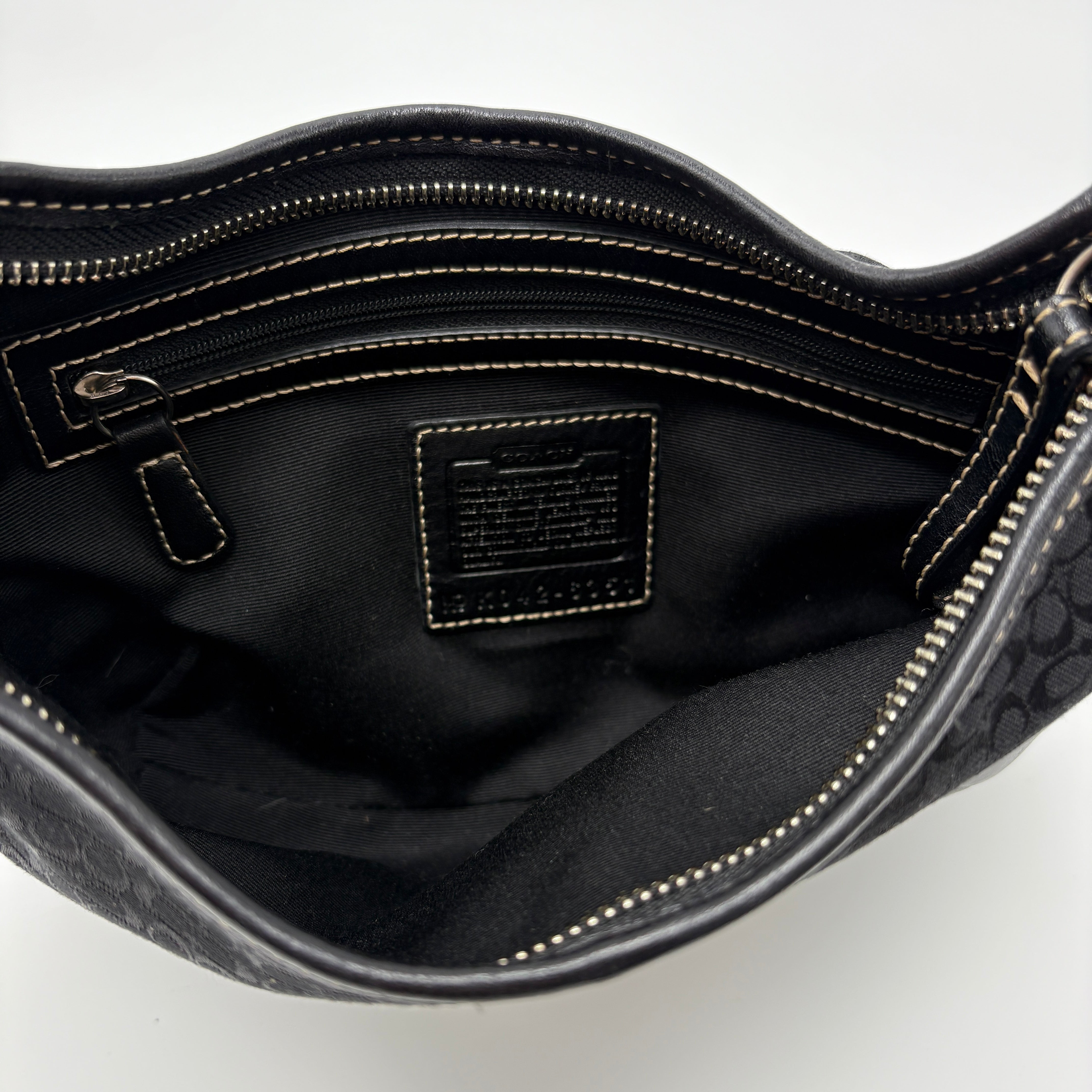 Coach signature shoulder bag