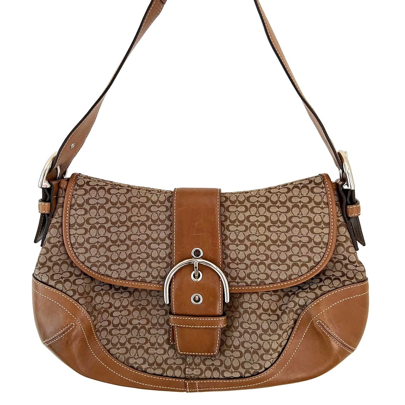 Coach Signature Brown Bag