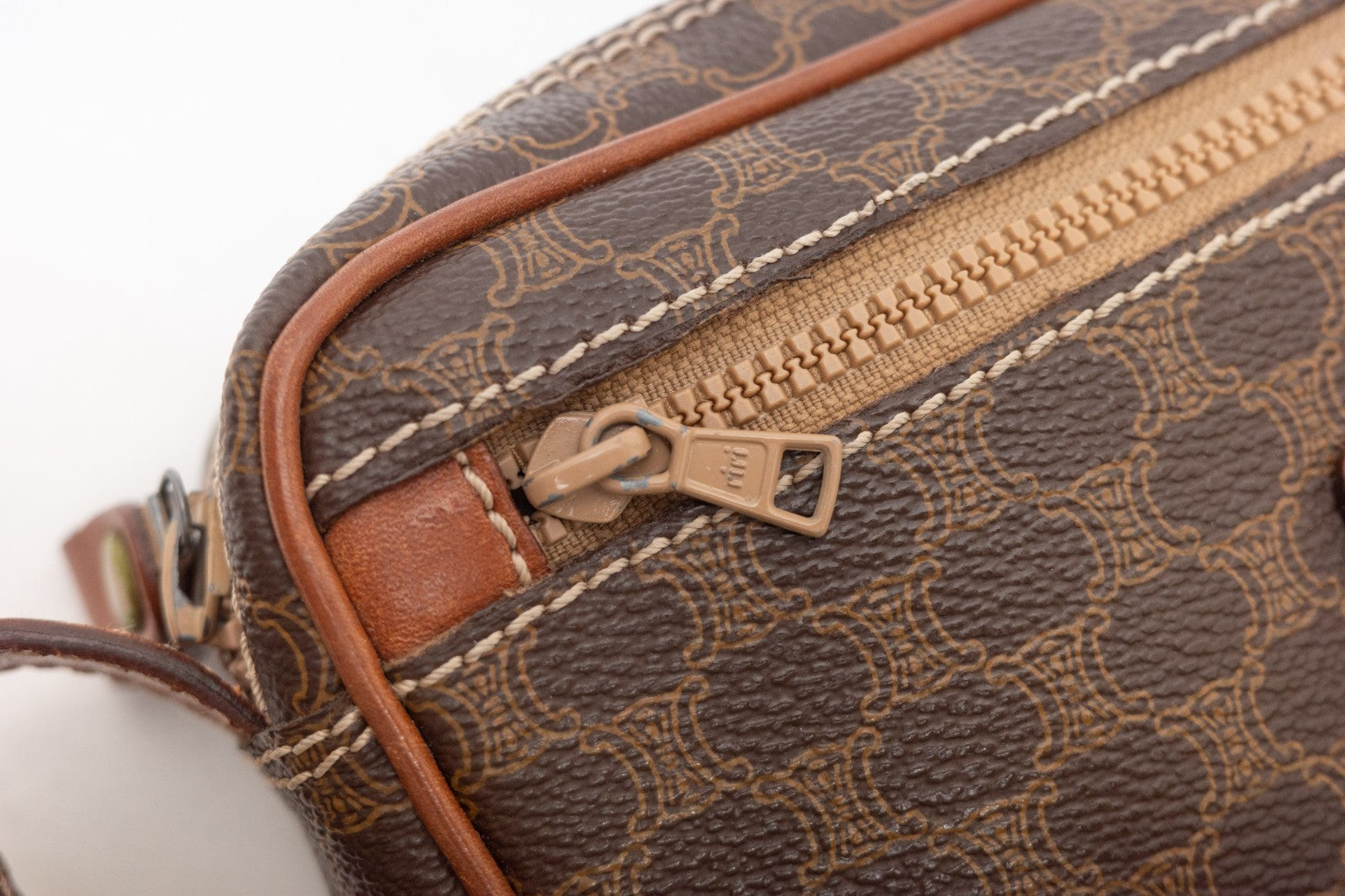 Celine Macadam Purse - Brown, Leather PVC