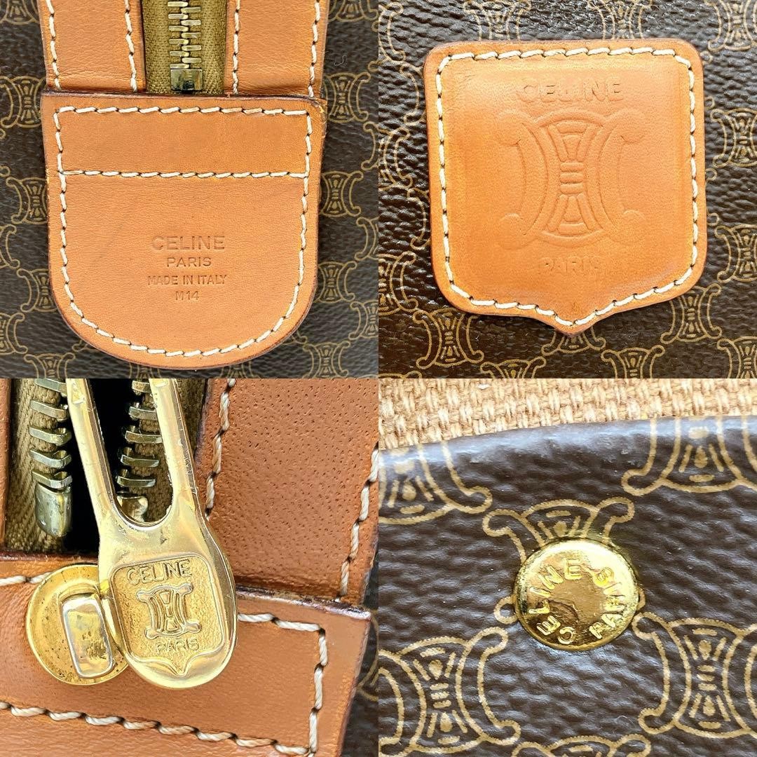 Celine Boston Bag - Brown, PVC Leather