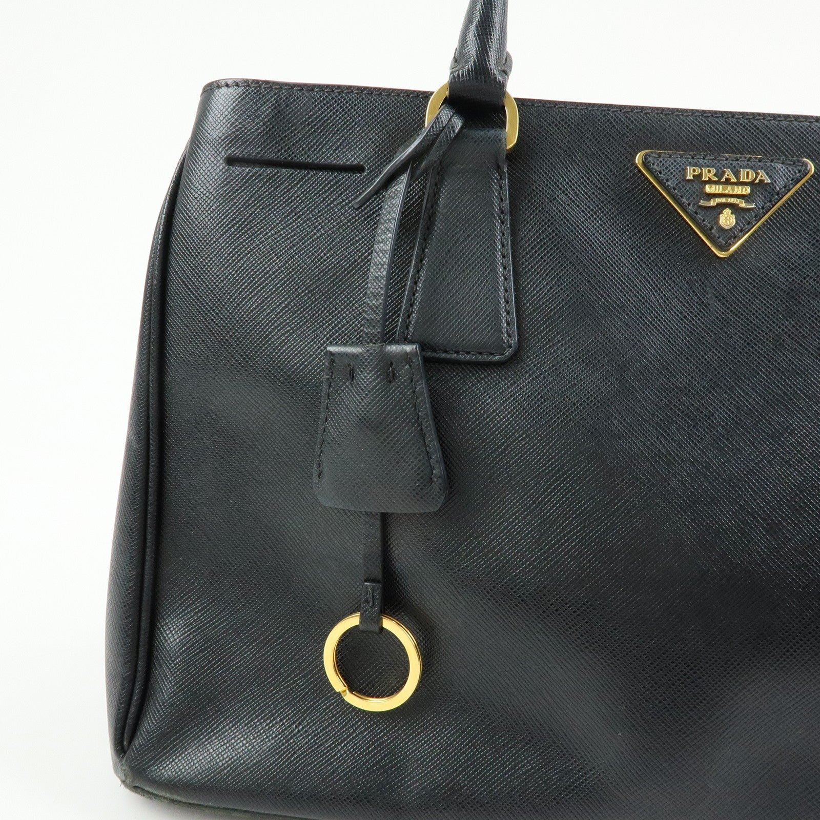 Prada 2Way Bag - Black, Saffiano Leather