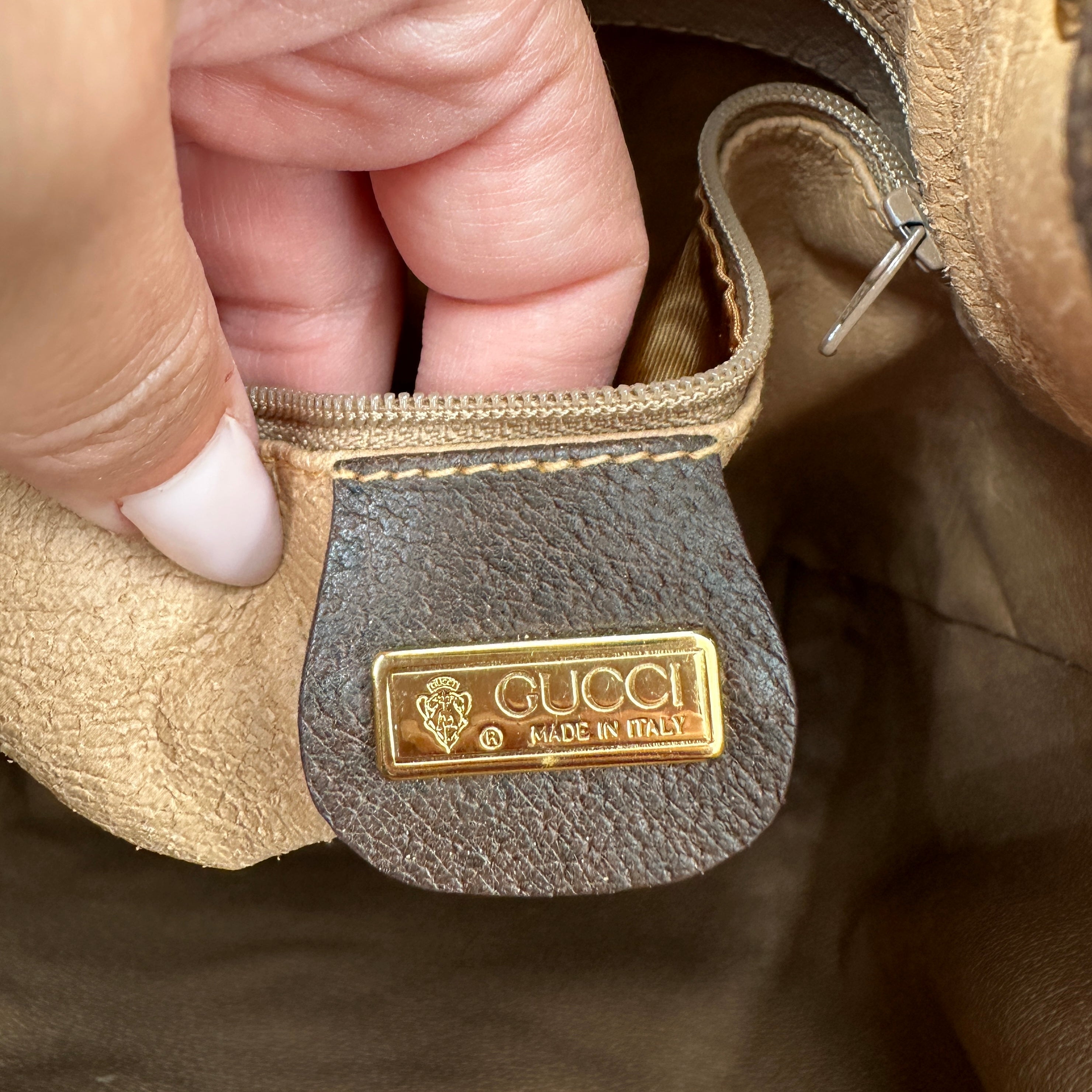 Sherry line Shoulder Bag GG plus Canvas