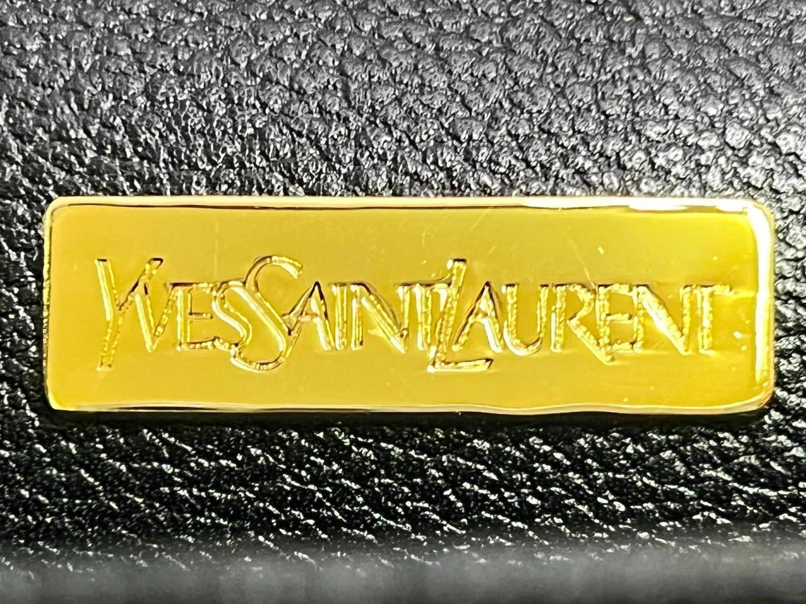Saint Laurent Yves Clutch Bag - Black, Leather