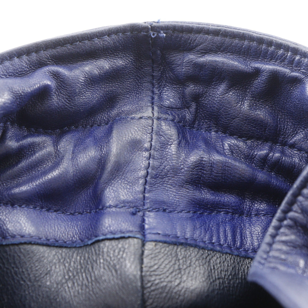 Chanel Matelasse Drawstring Shoulder Bag - Navy Blue, Lambskin