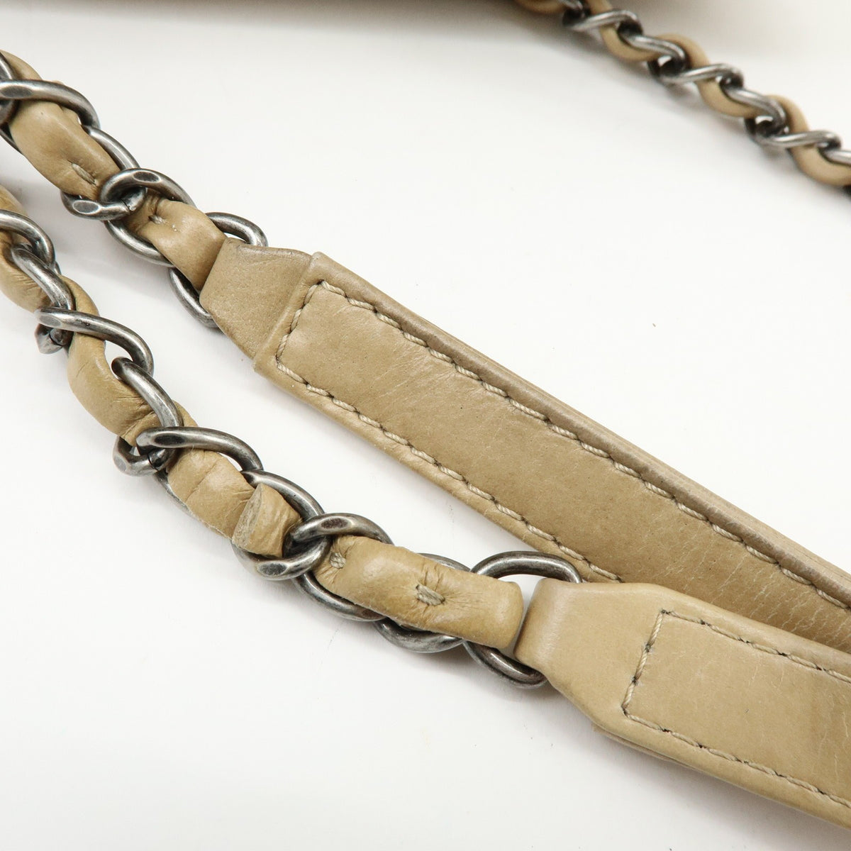 Chanel COCO Mark Matelasse Chain Shoulder Bag - Beige, Calf Skin