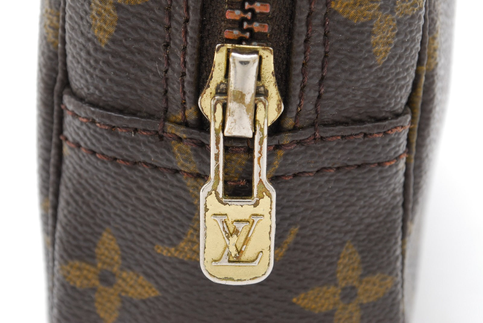 Louis Vuitton Monogram Trousse Toilette 28 Pouch - Brown, Leather
