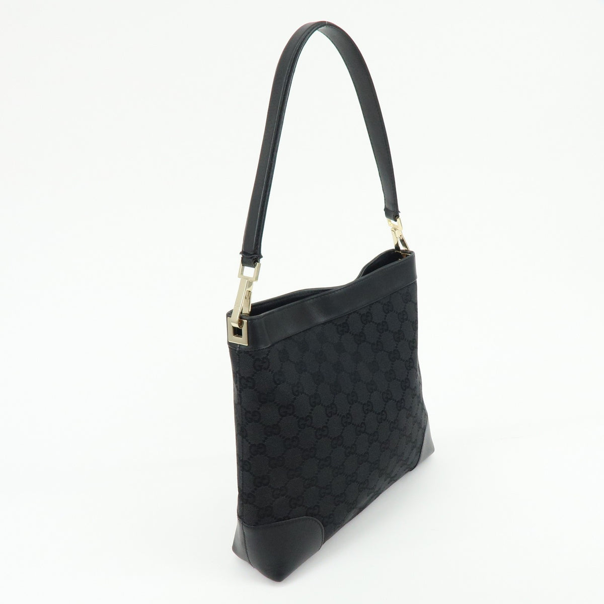 Gucci Shoulder Bag - Black, GG Canvas Leather