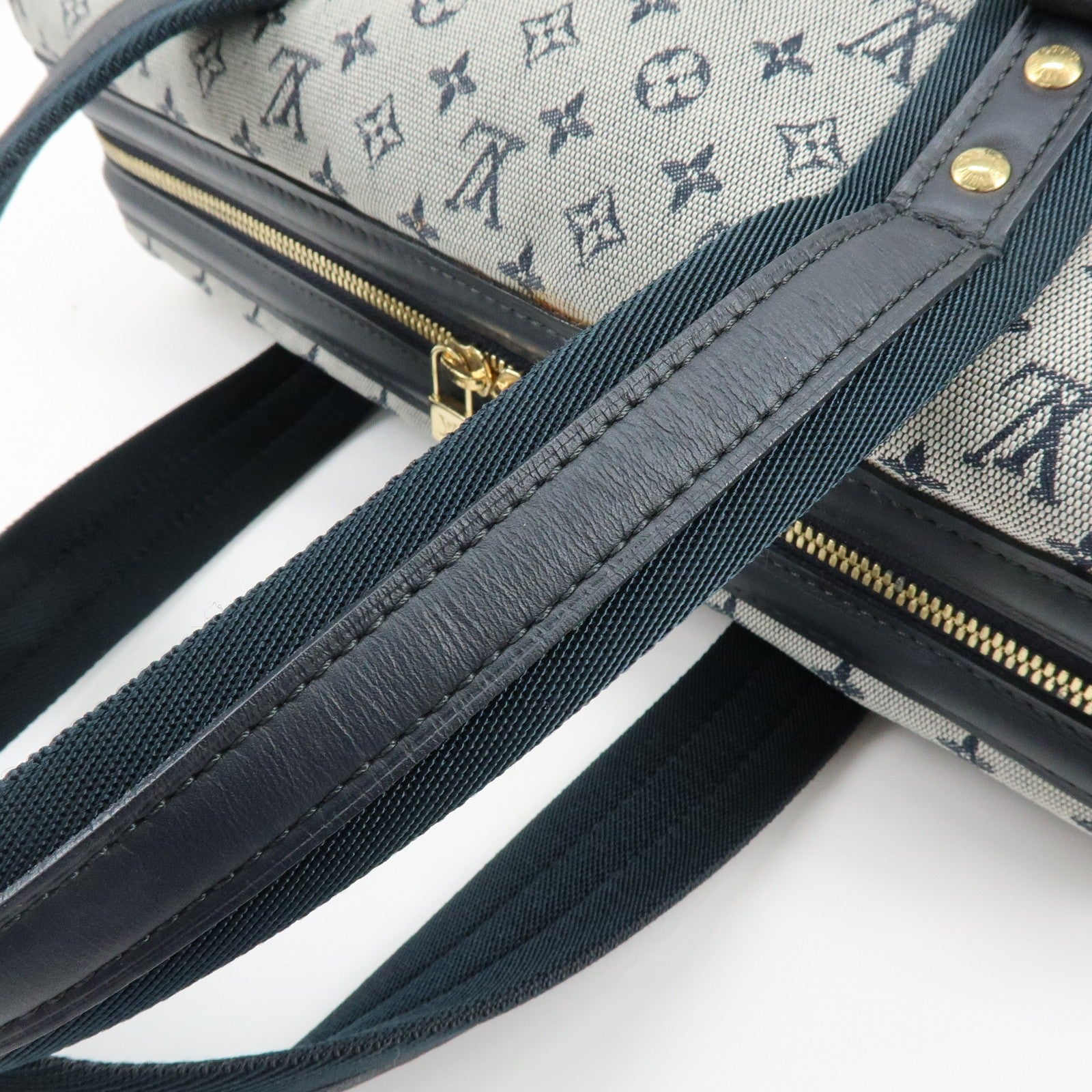 LOUIS VUITTON Monogram Mini Lin Navy Josephine GM