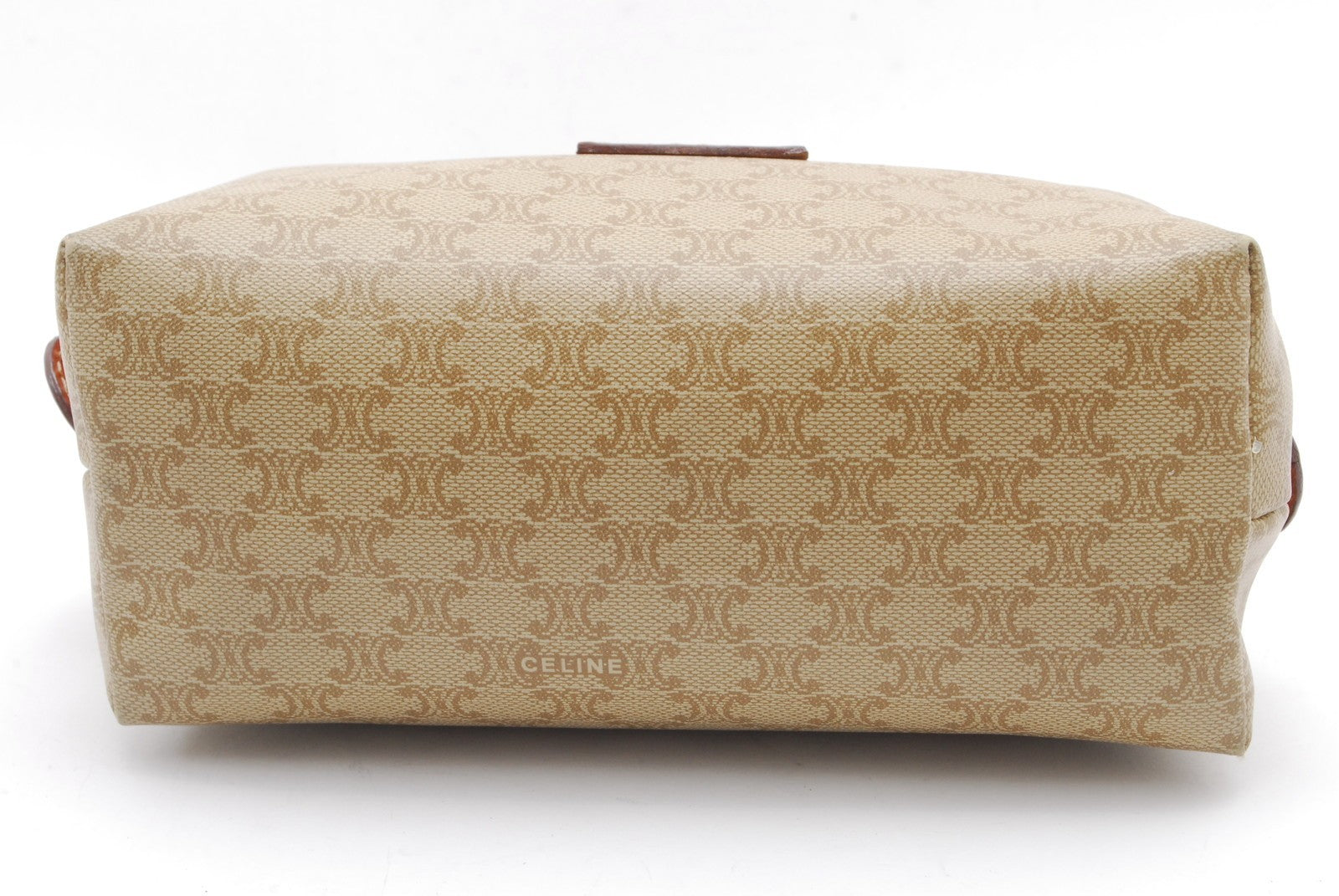 Celine C Charm Clutch Bag - Beige, PVC Leather