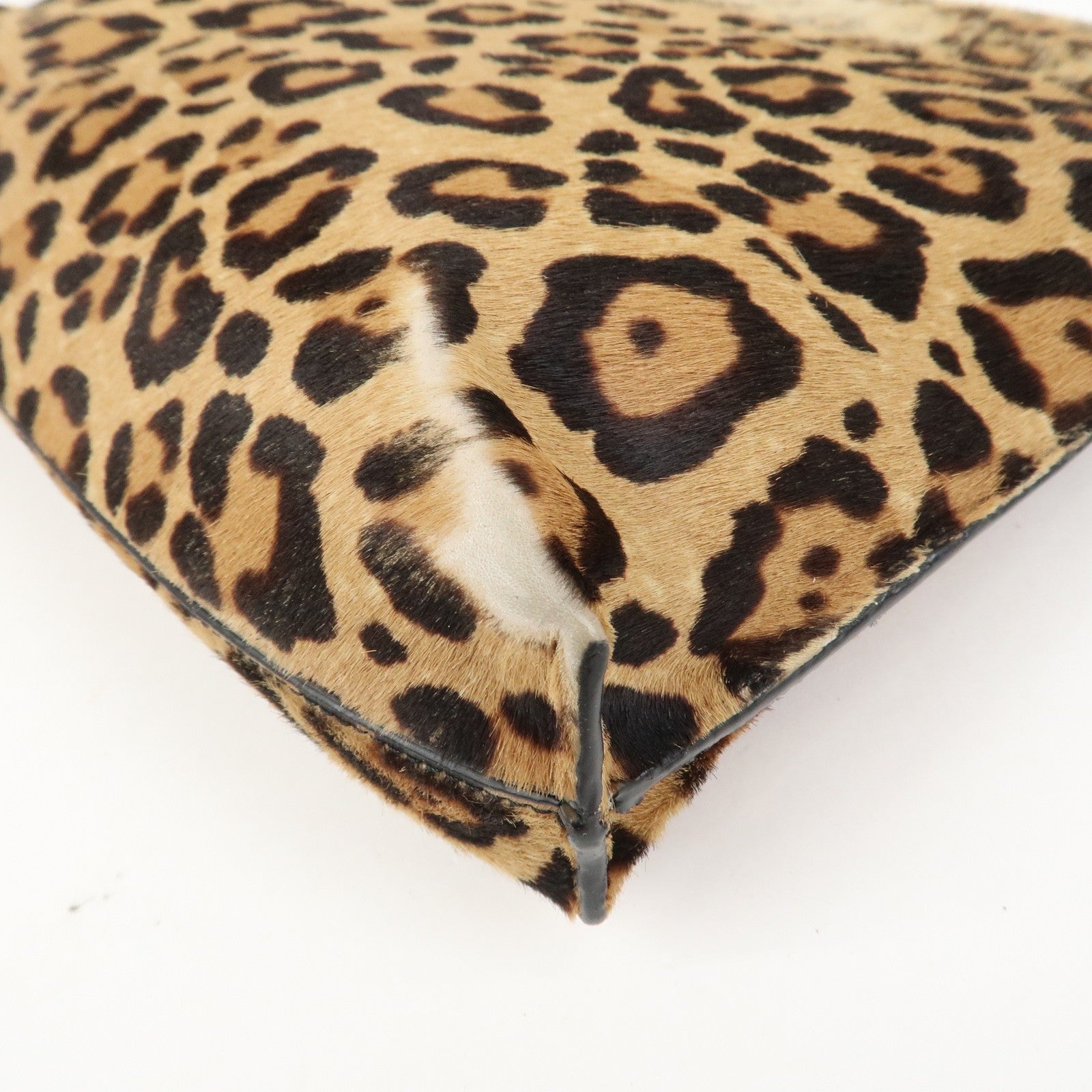 Loewe Anagram Logo Clutch Bag - Leopard, Unborn Calf Leather