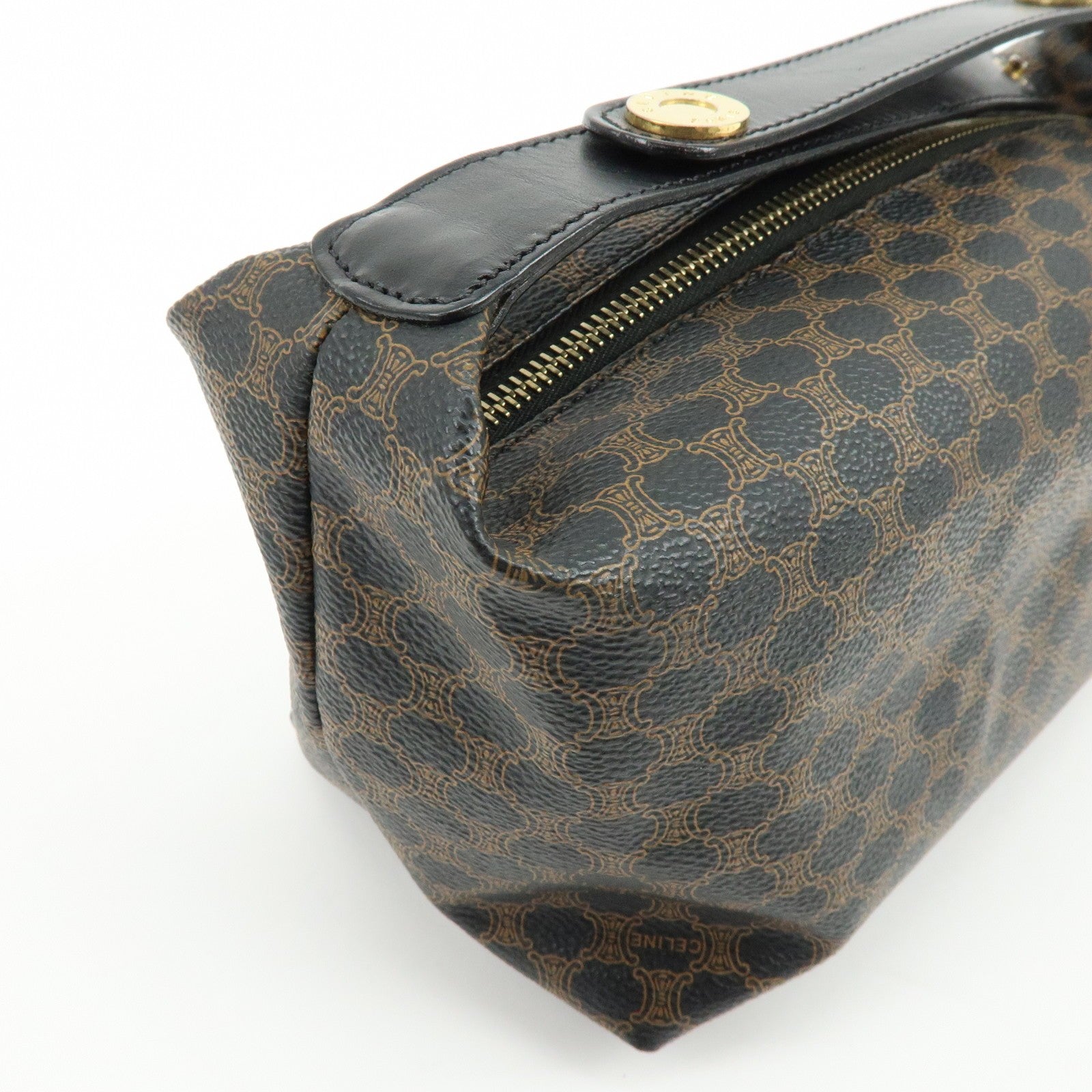 Celine Hand Bag - Black, Brown, PVC, Leather
