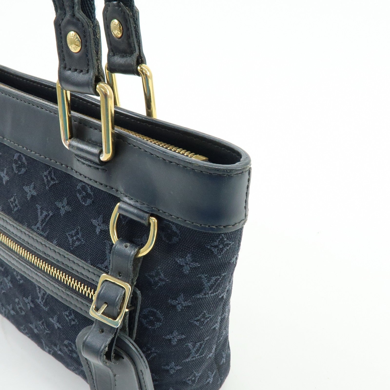 Louis Vuitton Monogram Mini Lucille PM Tote Bag - TST Blue, Monogram Mini Canvas