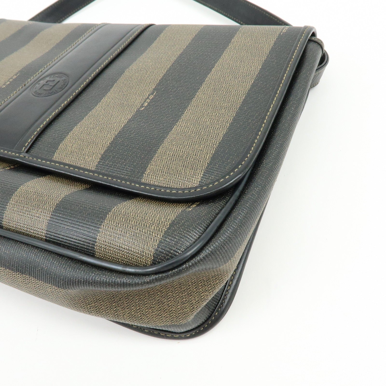 Fendi Shoulder Bag - Black, Brown, PVC Leather