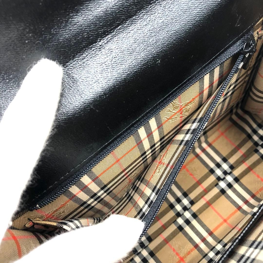 Burberry 2way Handbag - Black, Leather