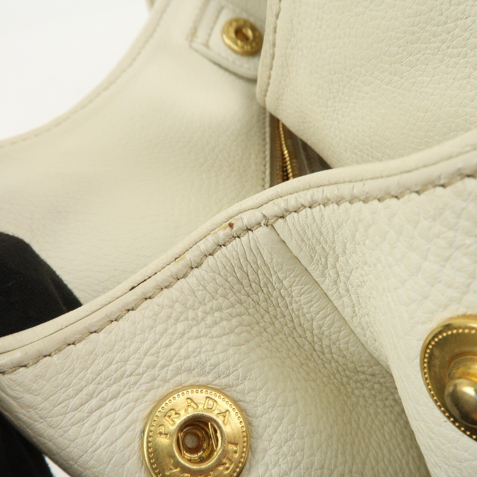 Prada Shoulder Bag - Ivory, Leather