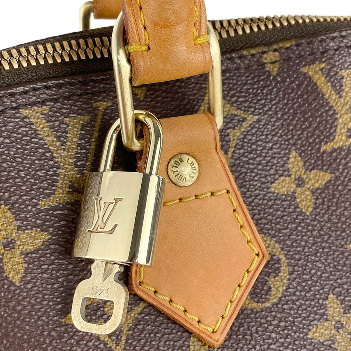 Louis Vuitton Monogram Alma Handbag - Brown, Coated Canvas