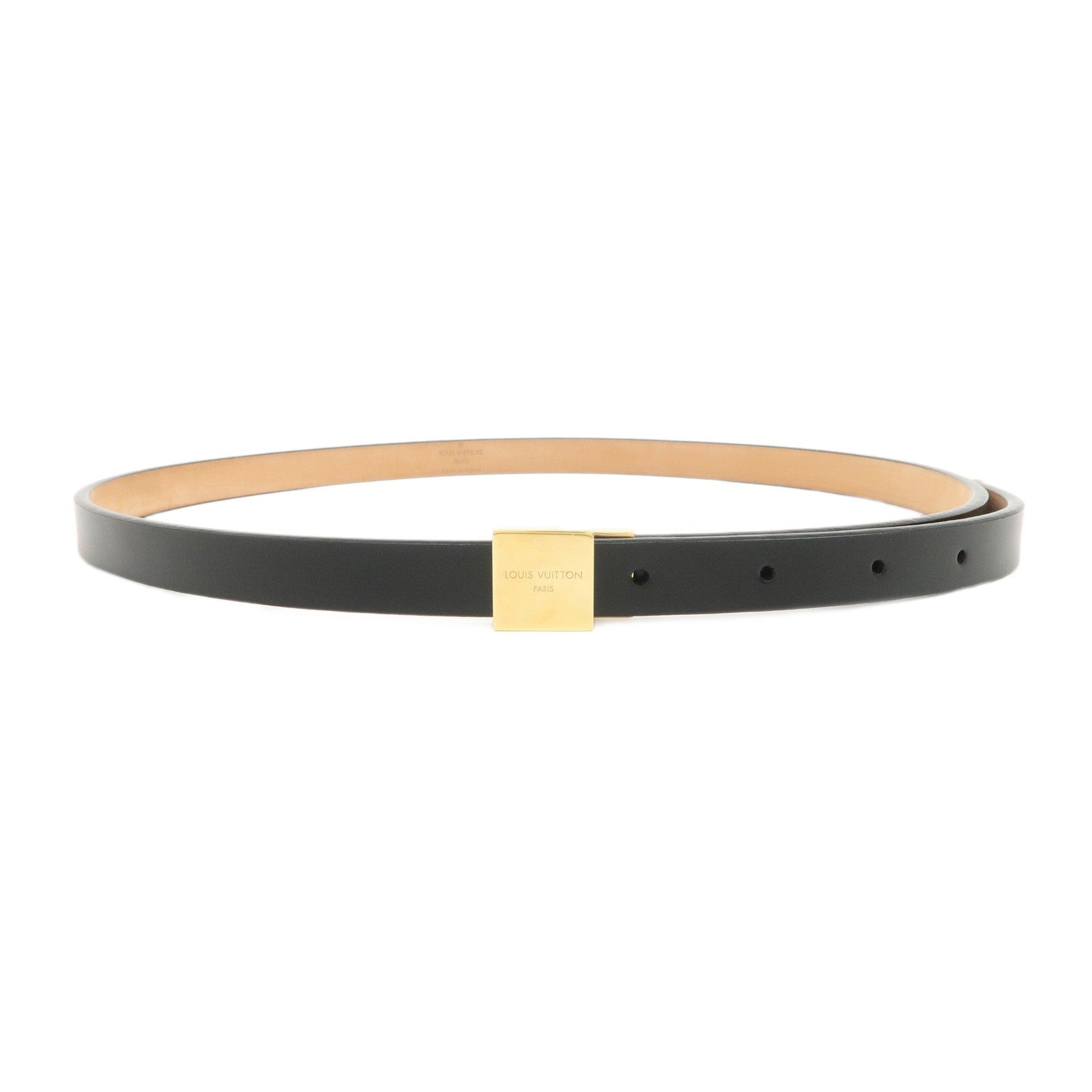 Louis Vuitton Ceinture Carre Belt - Black, Leather