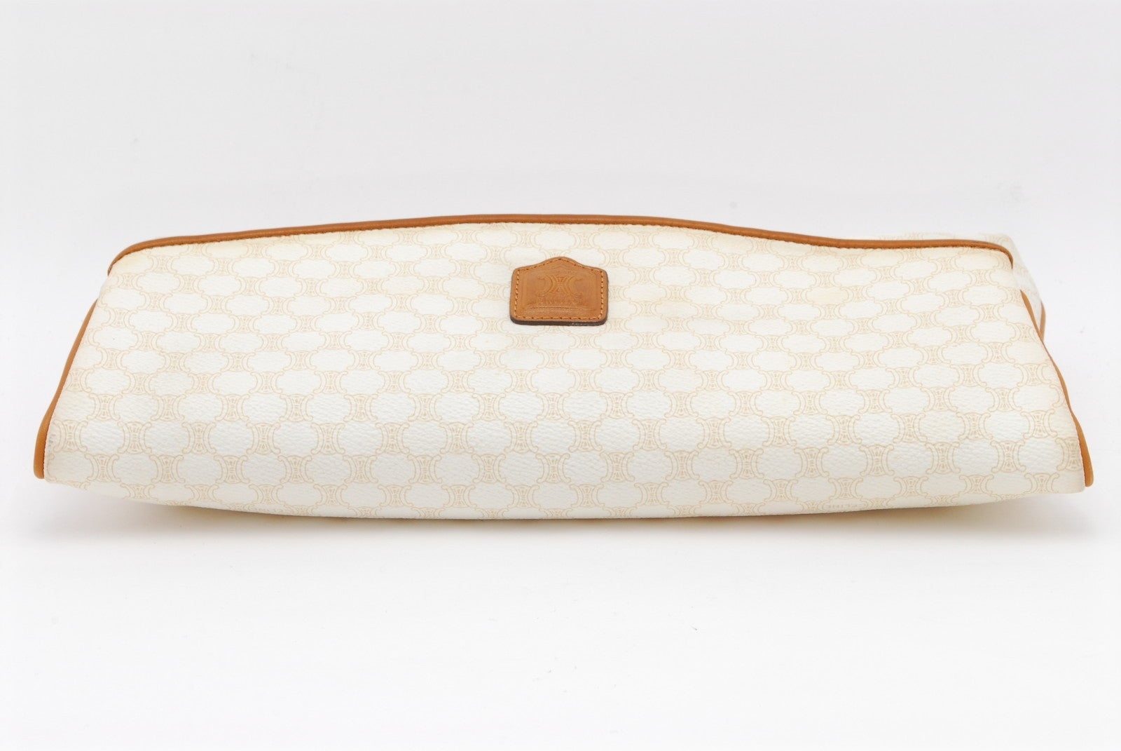 Celine Macadam Clutch - Beige, PVC Leather