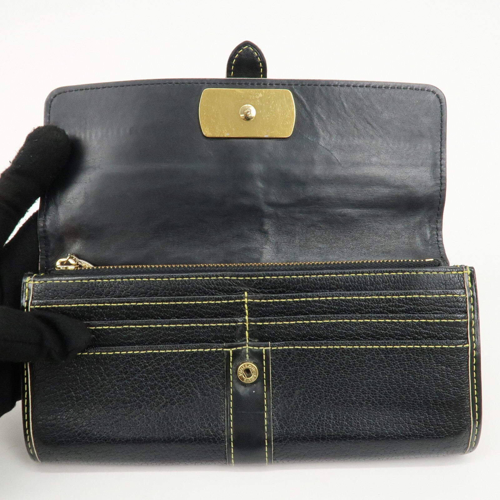 Louis Vuitton Portefeuille Favori Wallet - Noir, Suhari Leather