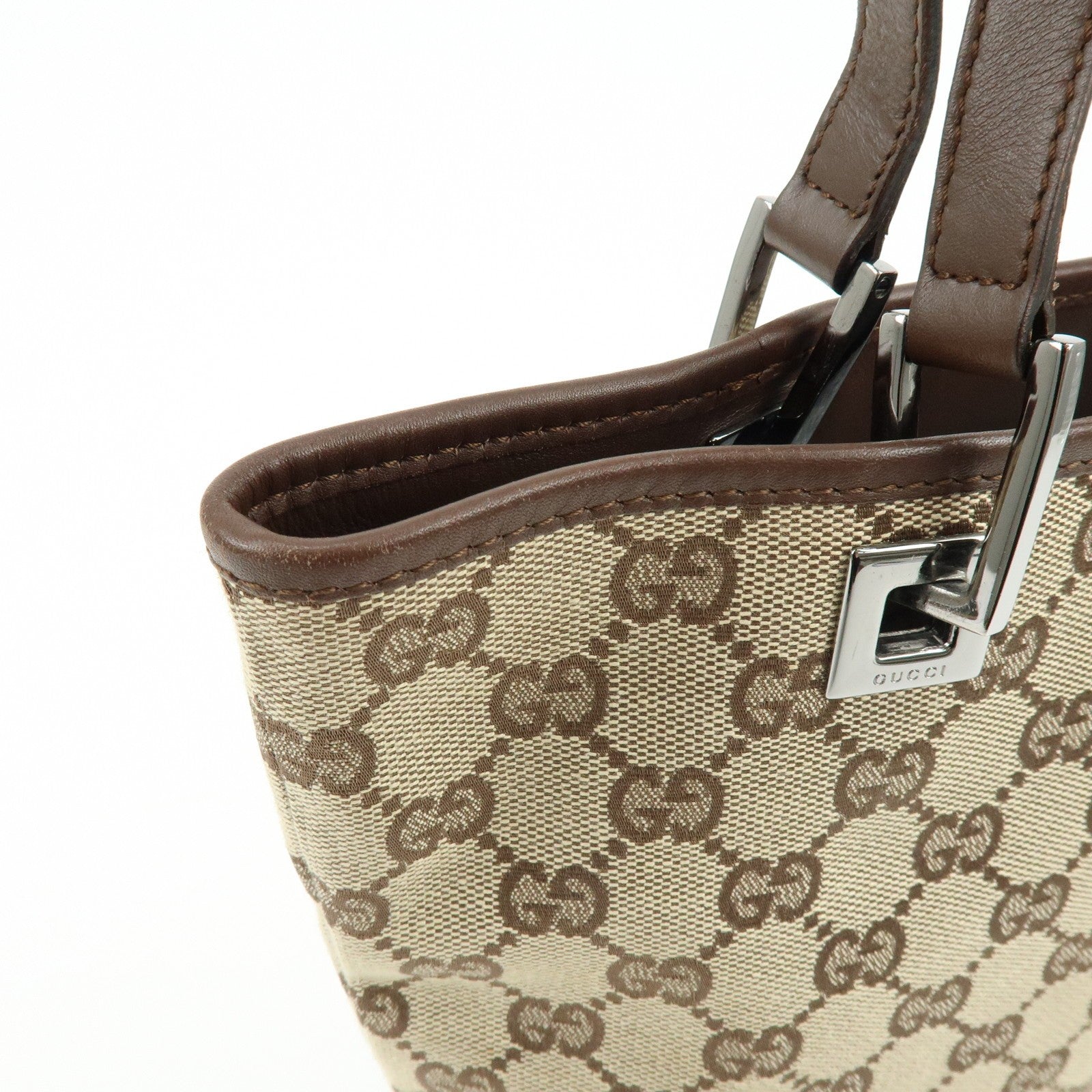 Gucci Tote Bag - Beige, GG Canvas and Leather