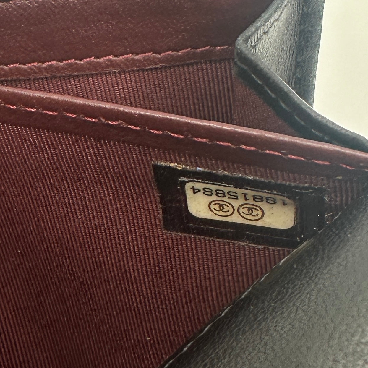 Matelasse Coco Mark Flap Long Wallet Lambskin