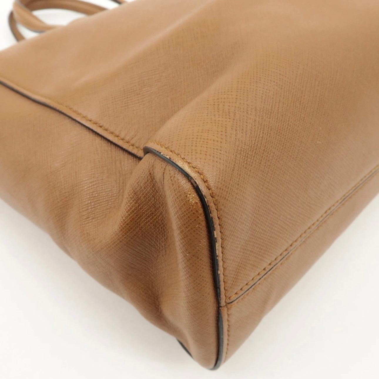 PRADA 2 way bag - Brown, Leather