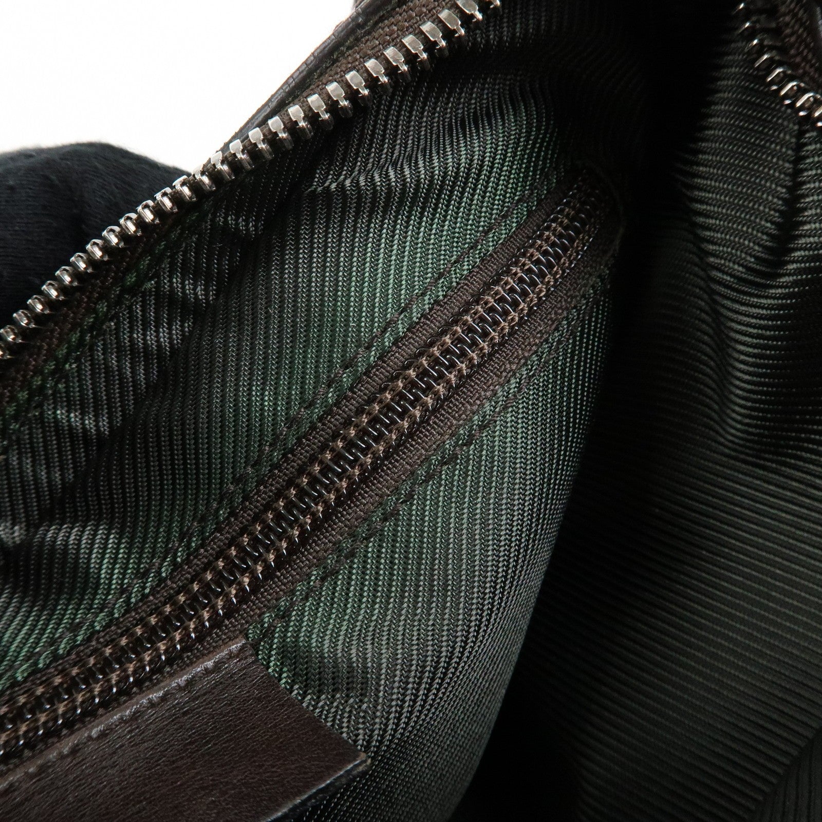 Gucci Shoulder Bag - Dark Brown, Denim, Leather
