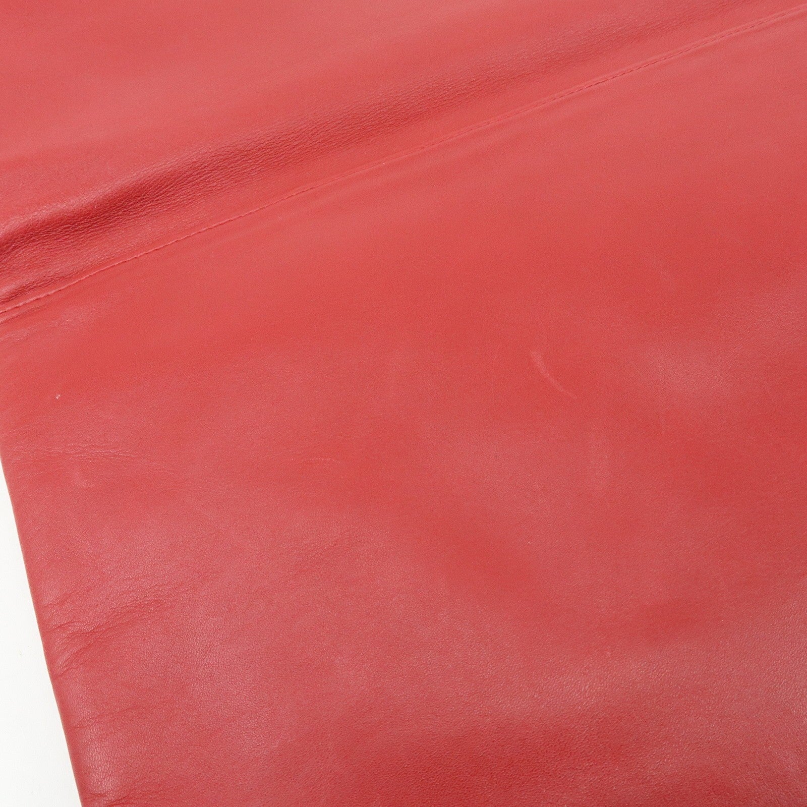 Saint Laurent Paris Clutch Bag - Red, Leather