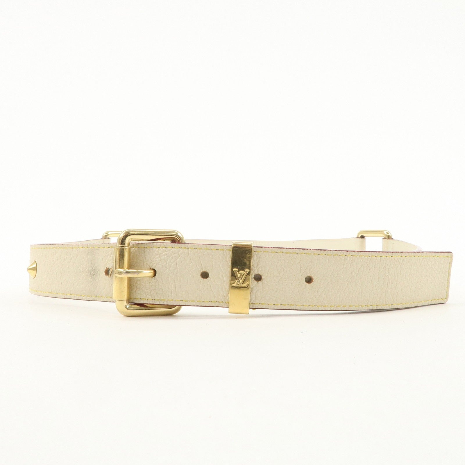Louis Vuitton Ceinture Suhari Belt - Blanc, Leather