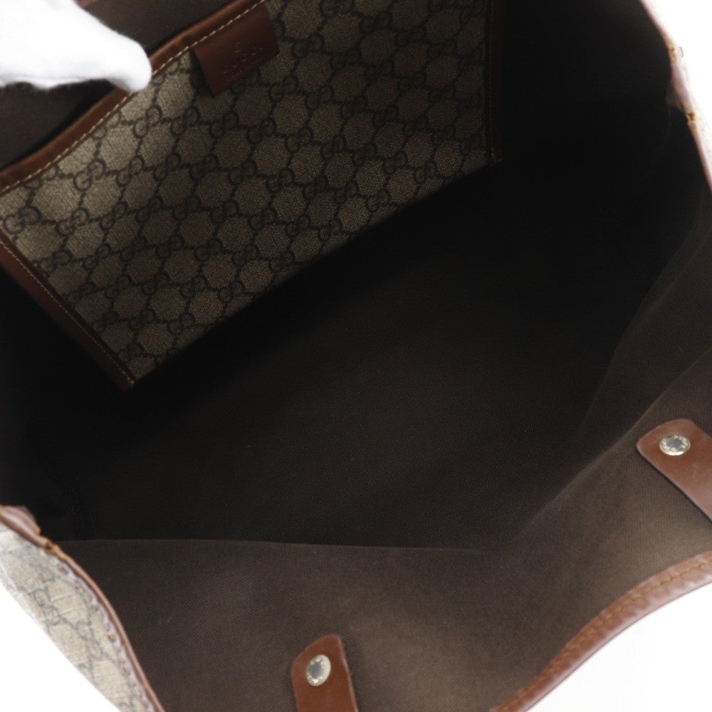 Gucci Sherry Line Tote Bag - Brown, GG Supreme Canvas