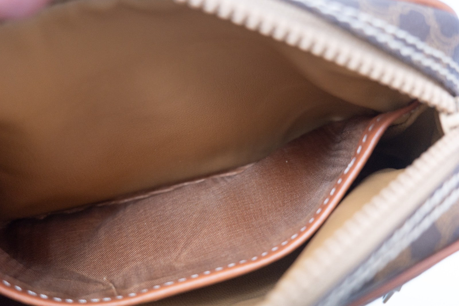 Celine Macadam Purse - Brown, Leather PVC