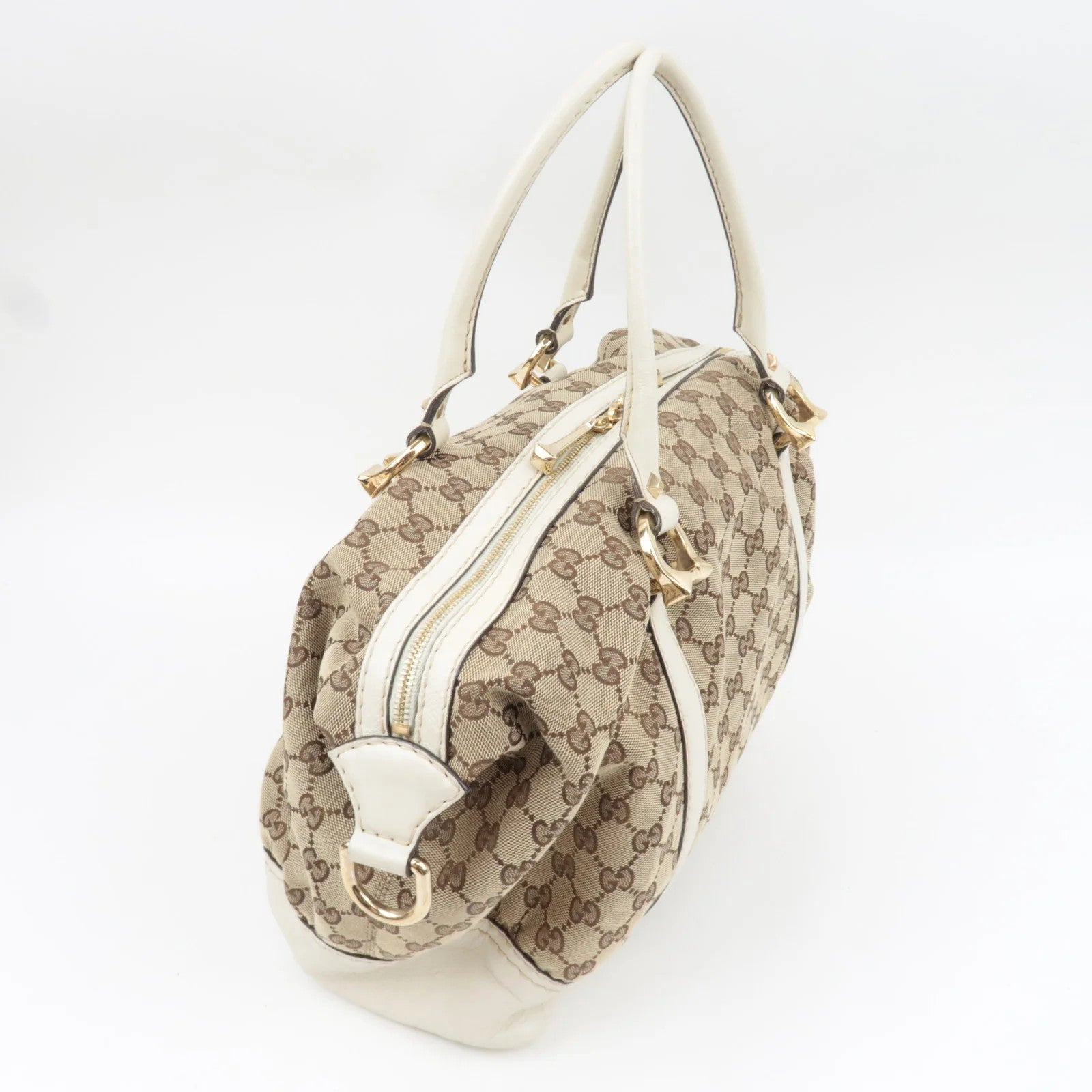 Gucci Tote Bag - Beige, GG Canvas and Leather