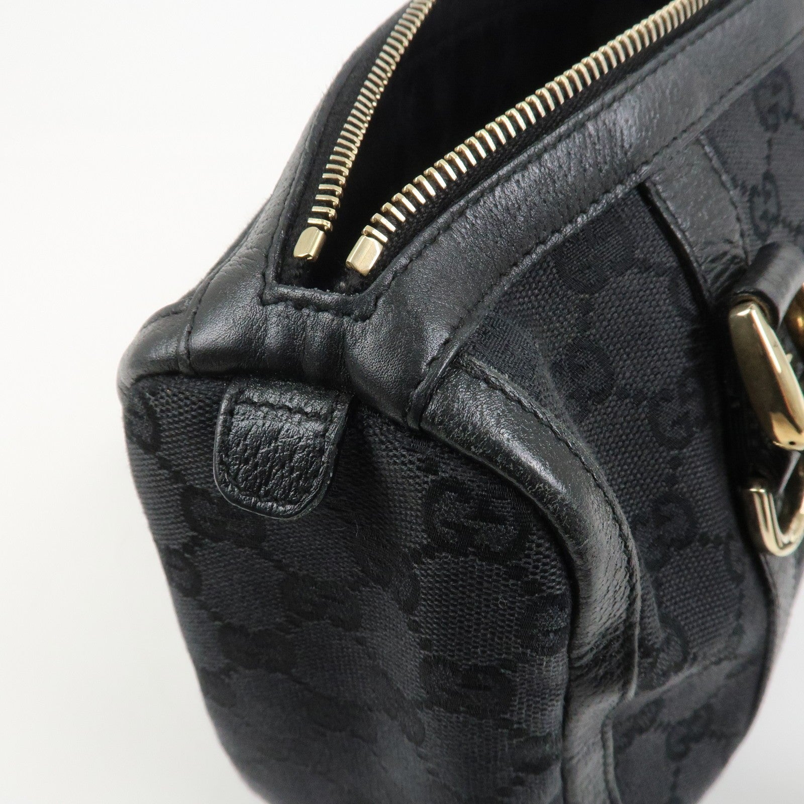 Gucci Boston Bag - Black, Canvas