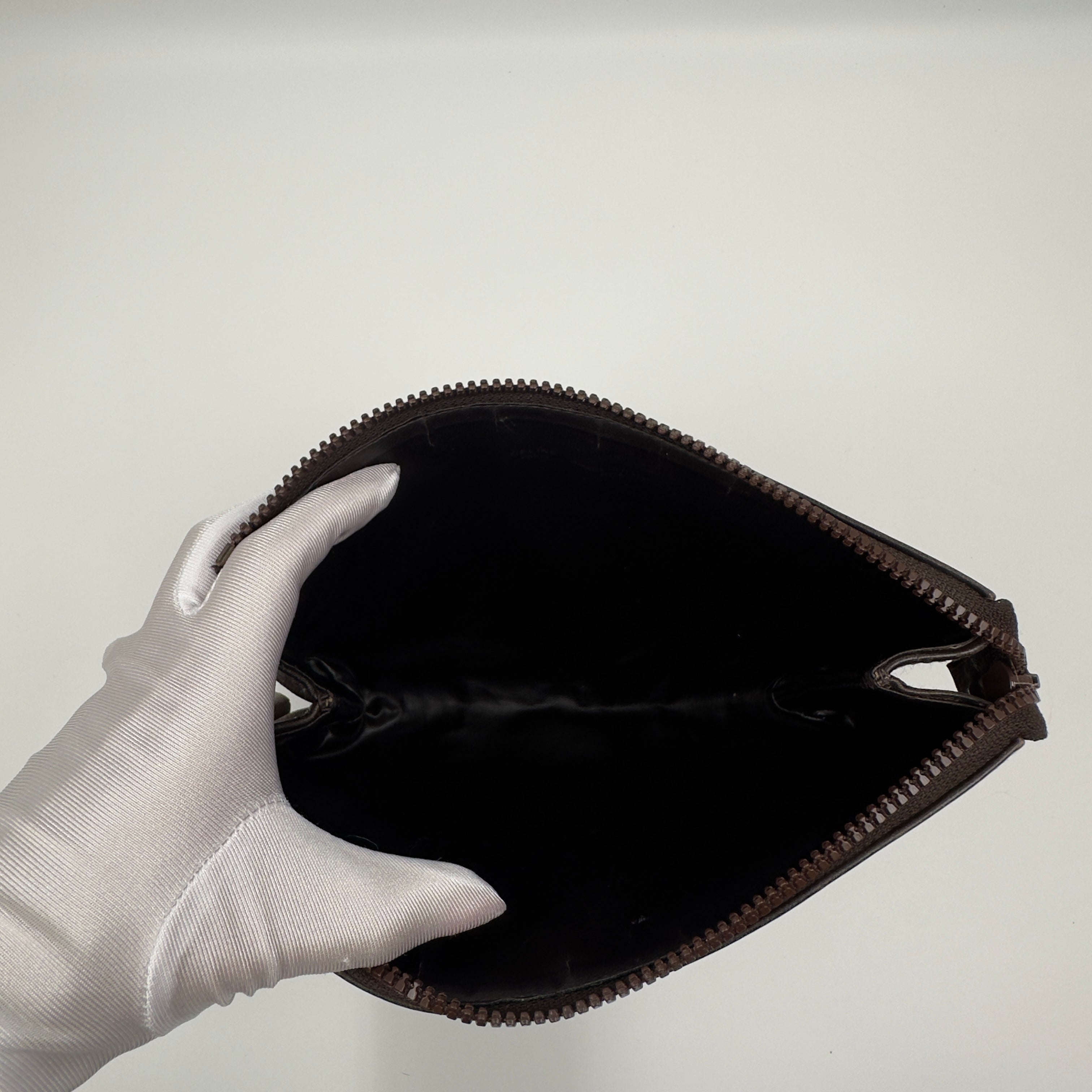 C Macadam Canvas Clutch Bag