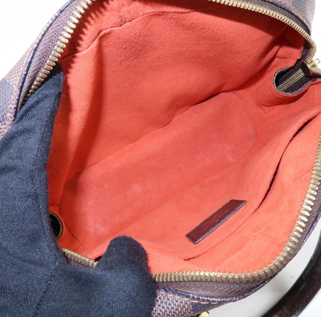 Louis Vuitton Saria Mini Handbag - Damier Ebene, Canvas Leather