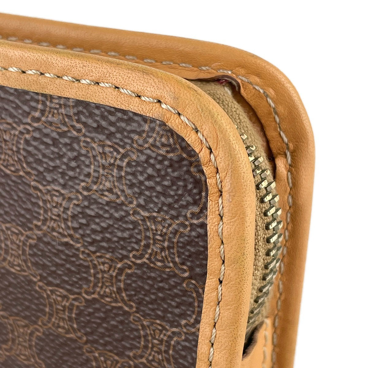 Celine Macadam Clutch Bag - Brown, Leather PVC